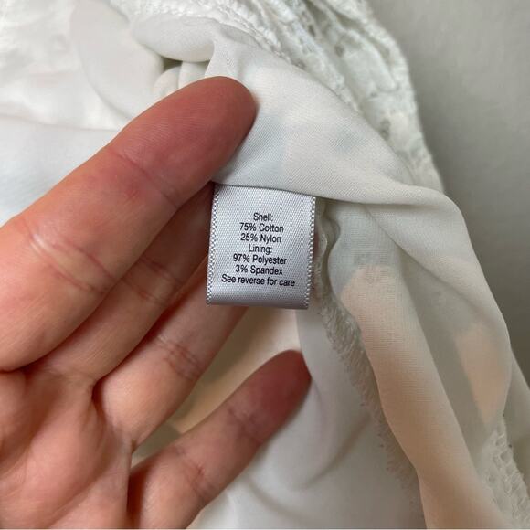 JENNIFER LOPEZ Cream Lace Corset Fitted Cropped Jacket Size XS - Picture 6 of 7